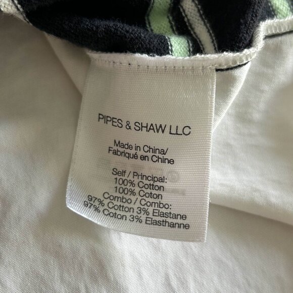 Veronica Beard Collared Button Back Striped Shirt Sweater ASO Spencer Hastings - Picture 8 of 11